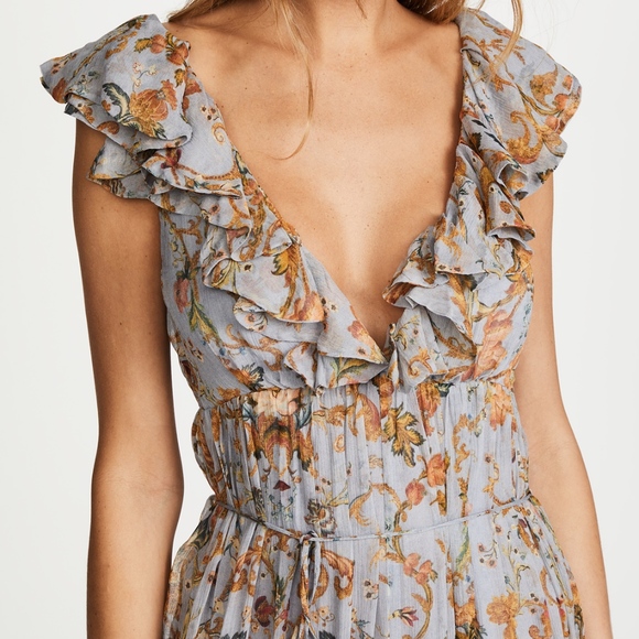 Zimmermann | Cascade Silk Jumpsuit size 1 (US 4-6) - Picture 2 of 6